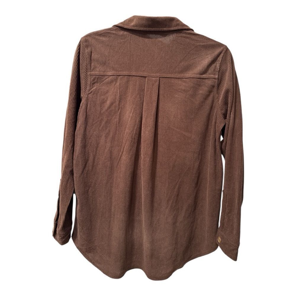Brown skeeve long Shirt - Picture 3 of 8